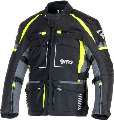 Produktbild von gms Everest 3in1 Tourjacke schwarz / anthrazit  / gelb Herren XL