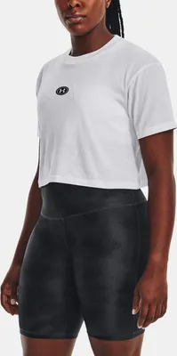 Obrázek produktu pro Tričko UA BRANDED LOGO CROP SS-WHT