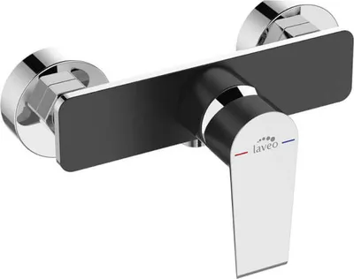 Produktbild von Design Brausearmatur für Wandmontage ohne Duschset Schwarz