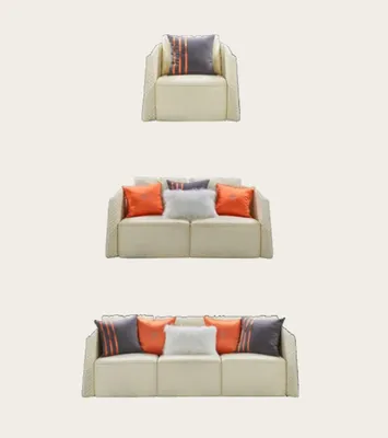 Produktbild von Ledersofa Sofa Couch Polster 5tlg. Wohnzimmer Set Garnitur Couchen Set Polster