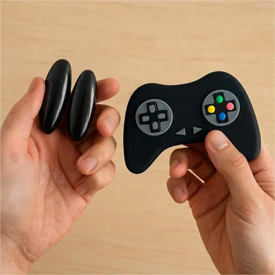 Produktbild von Set aus Magnetsteine mit Klangeffekt und Antistress Controller Ball