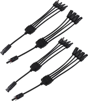 Immagine prodotto di 2 Set Pannello Solare Fotovoltaico Y Ramo Cavo Parallelo Cavo Adattatore PV Filo Connettore Maschio Femmina IP67 1000VDC PV LTY4