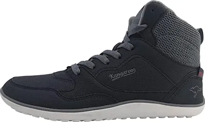 Image de KangaRoos K-BF Sleet Mid : Chaussures de randonnée pour femmes, lacets, couleur noire, style décontracté