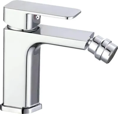 Produktbild von Viereckiger Bidet-Mischbatterie - Für s Badezimmer - Chrom