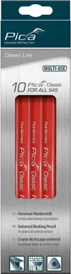 Produktbild von Pica 545/24-10 23 Cm Zimmermannsbleistift 10 Einheiten Rot  Rot One Size