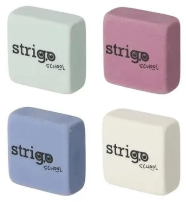 Produktbild von Radiergummi „Quadrate Mix“ (32 Stück) STRIGO