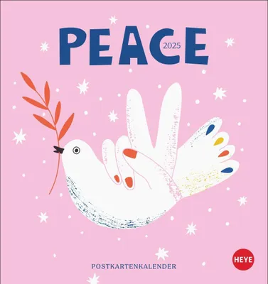 Produktbild von Peace Postkartenkalender 2025
