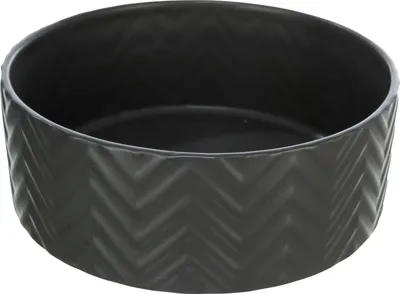 Produktbild von TRIXIE Keramiknapf - schwarz - 1,6 l/ø 20 cm