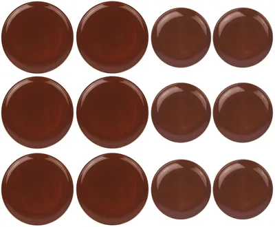 Produktbild von 12 Stück Speiseteller aus Ton je 6 Stück Ø 23cm und Ø 29 cm Spülmaschinengeeignet Mikrowellengeeignet Ofenfest