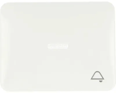 Image de Busch-Jaeger 1789 KI-24G Bascule avec impression sonnette + petite calotte transparente Alpha Nea blanc studio
