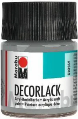 Immagine prodotto di Marabu Acryllack "Decorlack", argento metallizzato, 50 ml, im Glas