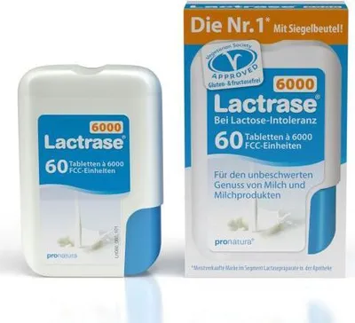 Zdjęcie produktu dla Lactrase 6.000 Fcc tabletki w dozowniku na klik 60 szt