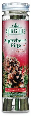 Duft-Ornament-Sticks Snowberry Pine, 6 Stück, Papier, rund