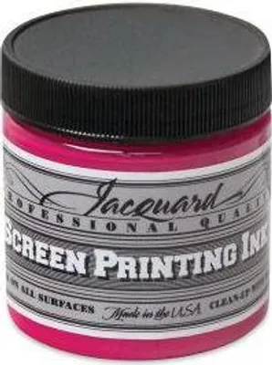 Produktbild von Jacquard Siebdruckfarbe 118 ml Rubinrot - Textilfarbe permanent