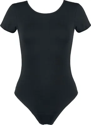Productafbeelding van Dames body van Urban Classics, stretch jersey, zwart - maat XL