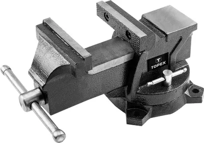 Obrázek produktu pro Otočný zámečnický svěrák TOPEX 125 mm