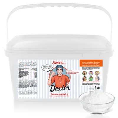 Produktbild von SWEET ME Dexter - Dextrose Monohydrat Traubenzucker Pulver ohne Zusätze 5kg