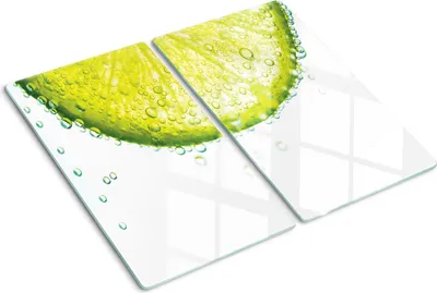 Obrázek produktu pro Kryt varné desky – Kryt na indukční desku – Ochranná skleněná deska – 2x30x52 cm – Skleněné ochranné desky na sporák – Odolná proti poškrábání a nárazům – Snadné čištění – Hygienická – Tvrzené sklo – Protiskluzové nožičky – Vápenná voda
