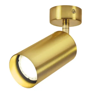 Immagine prodotto di ZMH Faretto a soffitto a 1 fiamma GU10 oro, faretto a parete Faretto a parete ruotabile a 360° per parete camera da letto bagno soggiorno comodino