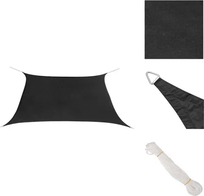 Produktbild von vidaXL Sonnensegel Oxford Gewebe Quadratisch 3,6 x 3,6 m Anthrazit -  Sonnenschirme & Sonnenschutze