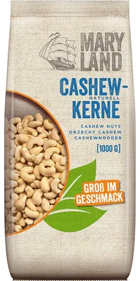 Zdjęcie produktu dla Nerkowce Maryland chrupiące, łagodne w smaku i wszechstronne 1000g