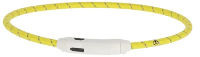 Zdjęcie produktu dla Kerbl Maxi Safe obroża LED dla psa żółta wykonana z nylonu