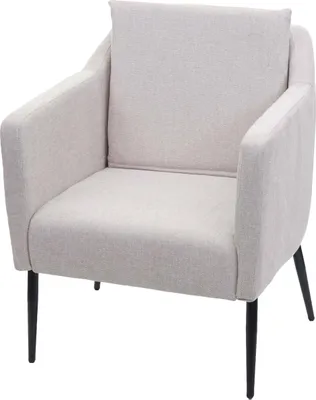 Produktbild von Lounge-Sessel HWC-H93a, Sessel Cocktailsessel Relaxsessel  Stoff/Textil creme-beige