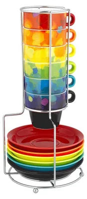 Image de Ensemble de 6 tasses à café avec un design unique
