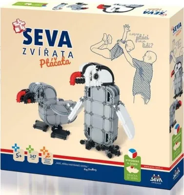 Obrázok produktu pre Stavebnica Seva Animals vtáky plast 347 kusov