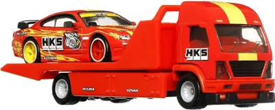 Immagine prodotto di Nissan Skyline + Fleet Flyer | Hot Wheels | Veicoli per il trasporto di squadra