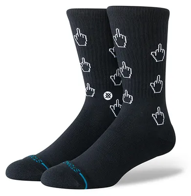 Obrázek produktu pro STANCE ponožky Cursor Crew, černá barva, velikost L (43-47)