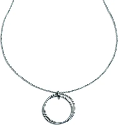Produktbild von Kette Silber mit Zirkonia rhodiniert 40 + 5 cm