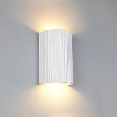 Productafbeelding van Design wandlamp Raposa gips - wit