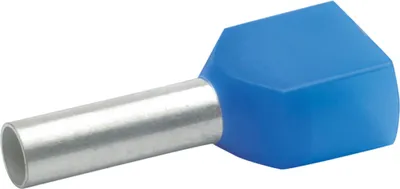 Produktbild von Klauke Zwillings-Aderendhülse isoliert, 2 x 2,5mm², 1 Stk.