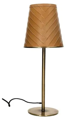 Productafbeelding van Pomax Cinette tafellamp, bruin, Ø 19 x H 51 cm