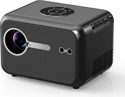 Produktbild von ZELURXX 1080P Mini Beamer, tragbarer Projektor, 900 Lumen, Netflix, WLAN, Autofokus, 40-200 Zoll, Heimkino, für Schlafzimmer