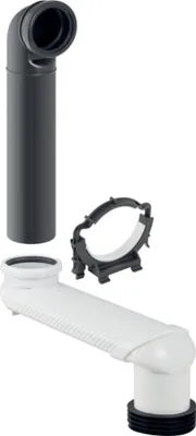 Obrázek produktu pro Geberit WC-Etagenbogengarnitur Monolith, 1 ks.