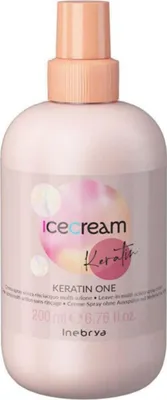 Image de Inebrya Ice Cream Keratin Keratin One Leave-In Multi-Action Spray Cream 200 ml
