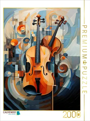 Produktbild von CALVENDO Puzzle Die Geige | 2000 Teile Lege-Größe 90x67cm Foto-Puzzle für glückliche Stunden