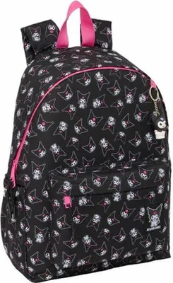 Produktbild von Safta 612541775 Kuromi 14.1´´ 17.30l 32x43x14 Cm Rucksack Schwarz Schwarz One Size