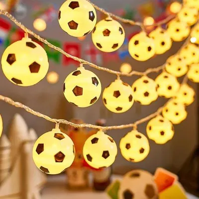 Image de Guirlande lumineuse pour chambre d'enfant - Éclairage LED pour chambre d'enfant - Veilleuse - Éclairage pour chambre de bébé - Éclairage pour chambre de fille - Éclairage pour chambre à coucher