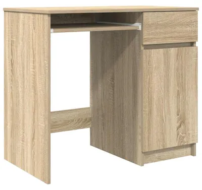 Image de vidaXL Bureau Chêne Sonoma 86x49x76 cm Bois composite