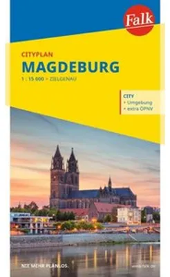 Obrázok produktu pre Falk Cityplan Magdeburg 1:15.000