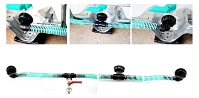 Produktbild von IBC Tankverbindungsset FLEX für 3 Tanks mit Auslaufhahn 3/4"