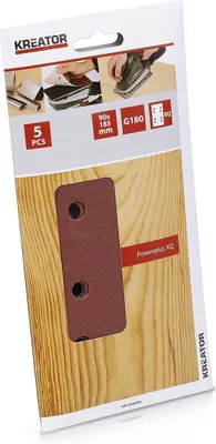 Produktbild von 5 Schleifblätter K180 90 x 185 mm KRT200508