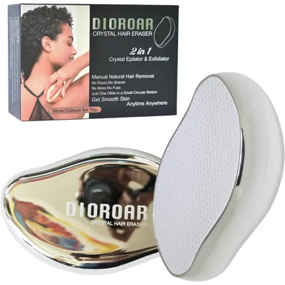 Image de Epilateur DIOROAR Cristal Nanoglas Peeling Argent