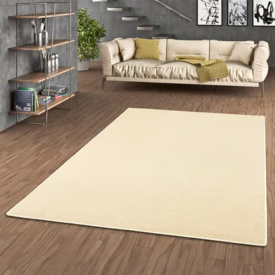 Produktbild von Sisal Natur Teppich Dekowe Creme, Größe:100x100 cm