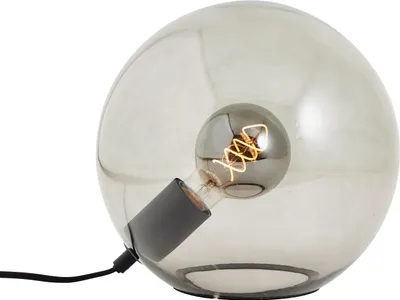 Produktbild von BRILLIANT Belado Tischleuchte 27,5cm schwarz/rauchglas