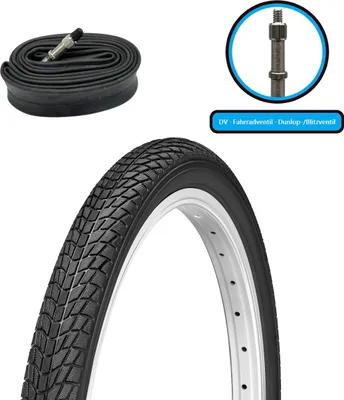 Produktbild von Fahrradreifen SET 20 x 1,75 Zoll 47-406 Decke Mantel inkl. DV Schlauch