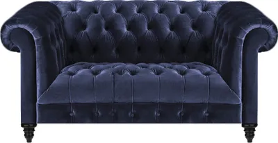 Obrázok produktu pre Nábytok do obývačky chesterfield modrá pohovka dvojmiestny nábytok čalúnený nábytok